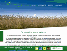 Tablet Screenshot of devetweide.nl
